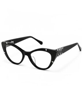 NEW Black Vooglam Slay eyeglass frames L